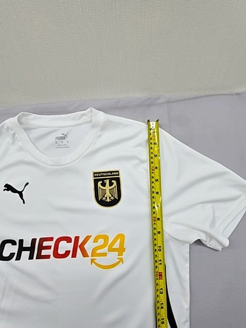 Germany Soccer Fan Shirt Puma White M Men's Turkey NEW