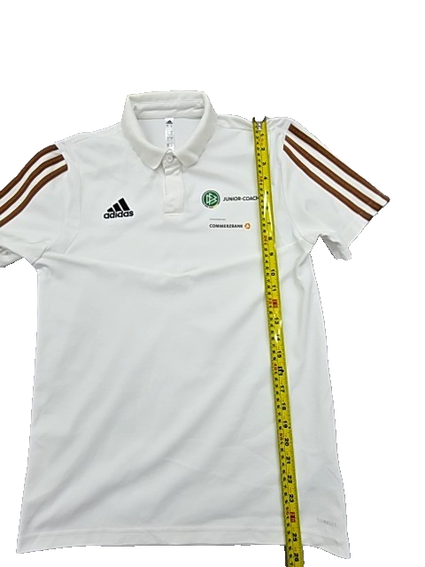 Adidas Men's White Polo Shirt Size S Short Sleeve