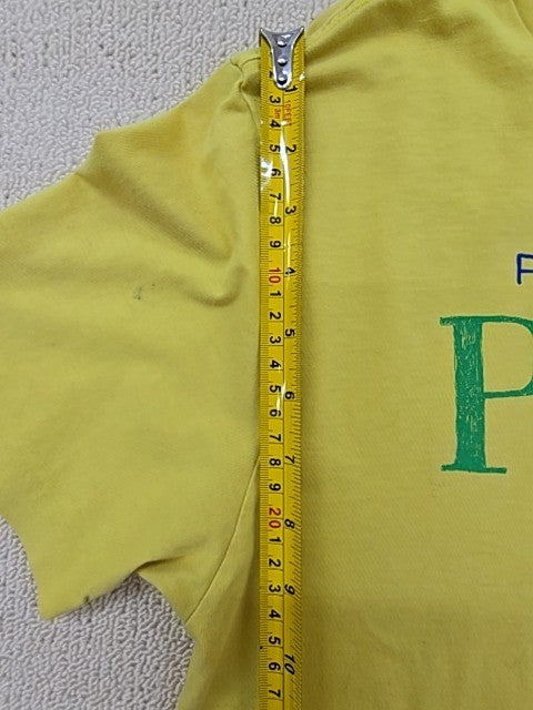 Polo Ralph Lauren Yellow L Men's Short Sleeve T-Shirt