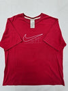 Nike Men's Red T-Shirt – Size XXL, Short Sleeve, Crew Neck