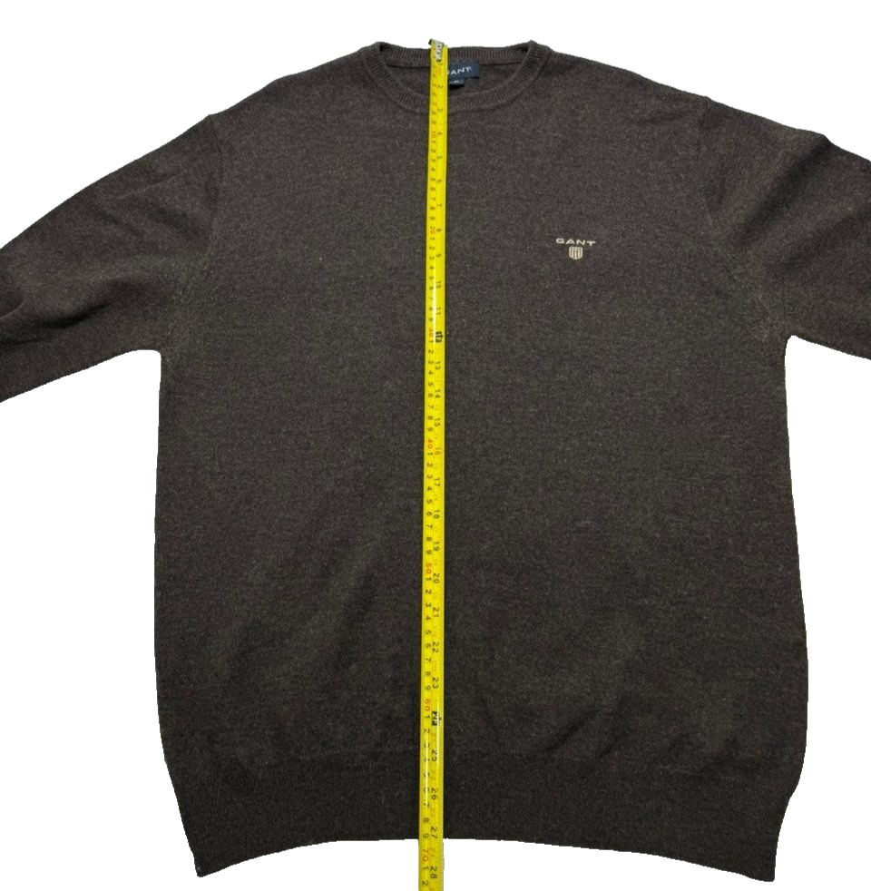 Gant Men's Round Neck Sweater Pullover Cotton Knit Jumper Size XL Casual