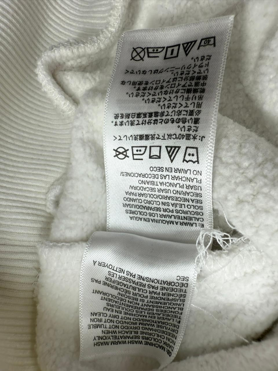 The North Face White Hoodie XL Made in Turkey Pullover Sweatshirt Men's