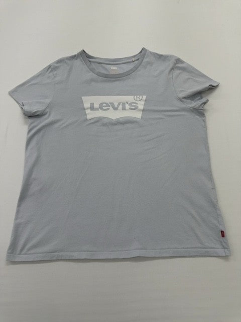Levi's Boys Light Blue Logo T-Shirt Size L/G Regular Fit No-Tag