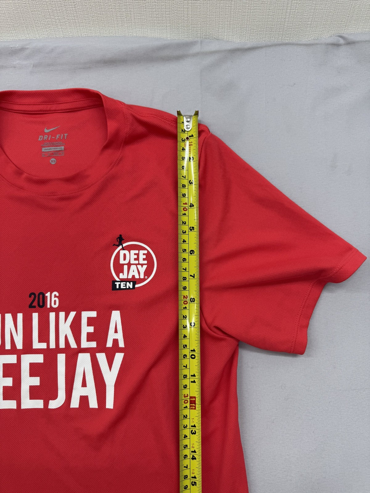 Nike Red Dri-FIT Running T-Shirt XS Men's Short Sleeve Crewneck