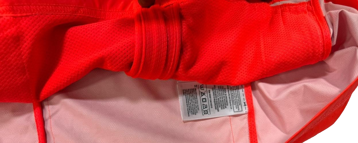Adidas Men's Neon Orange Climalite Full Zip Running Jacket Size S