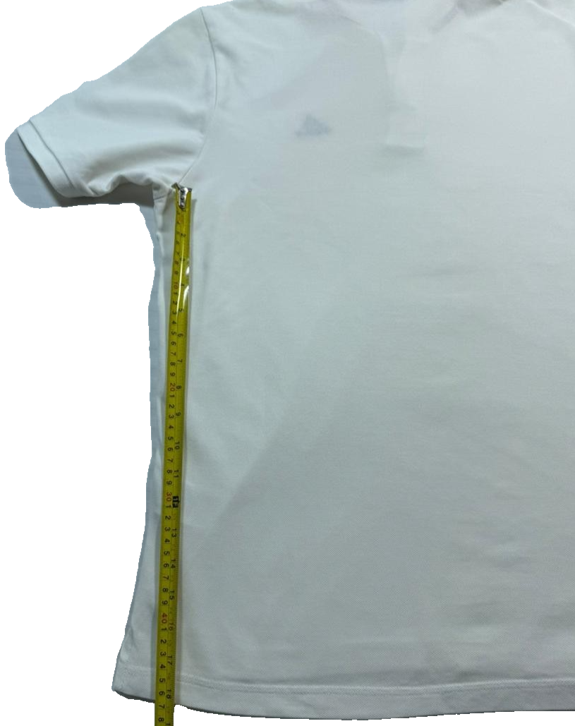 Adidas Men's White Performance Essentials Polo Shirt Size M