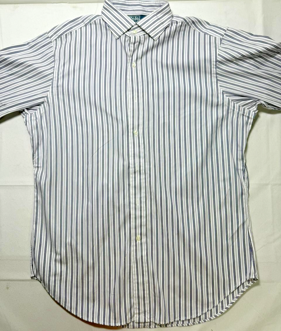 Polo Ralph Lauren Regent Classic Fit Striped Buttonup Shirt Men's Size 16 / 32-33