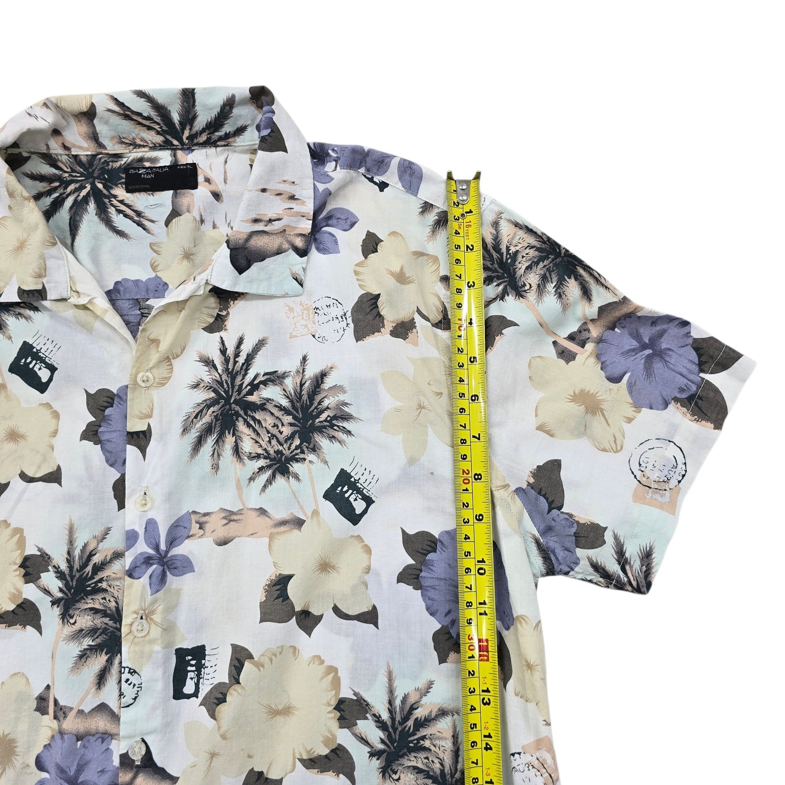 Piazza Italia Men White Shirt size XL product image 6