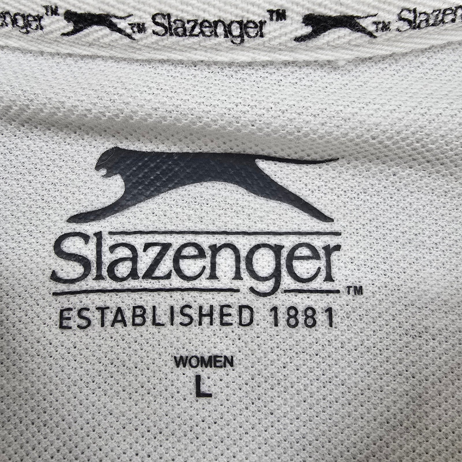 Slazenger Women White Polo Shirt size L product image 3
