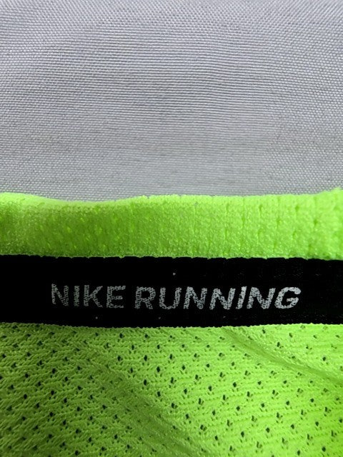 Nike Men's Green Dri-FIT Short Sleeve T-Shirt Regular Polyester Crewneck