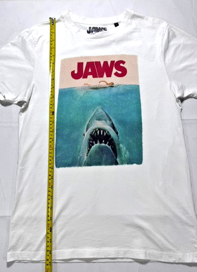 Universal Studios Shark Film Cotton Short Sleeve T-Shirt - Sizes S