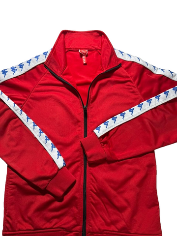 Kappa Sportswear Jacket | Red/White/Blue | Size M