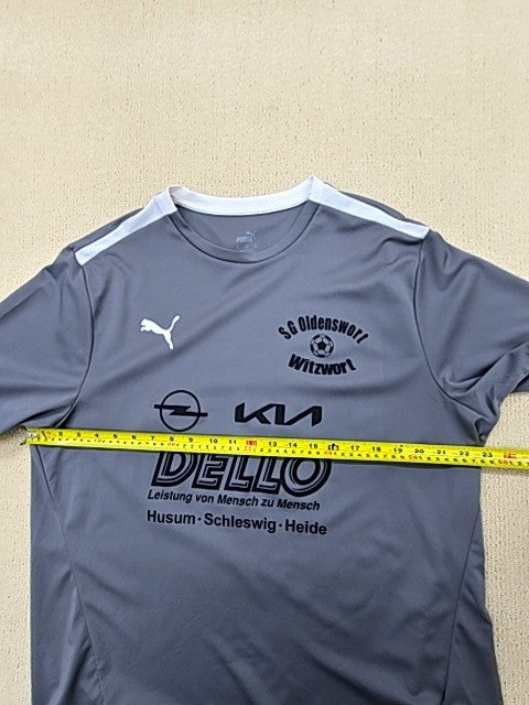 Puma Men's Grey SG Sonnenhof GroÃŸaspach Soccer Jersey XL