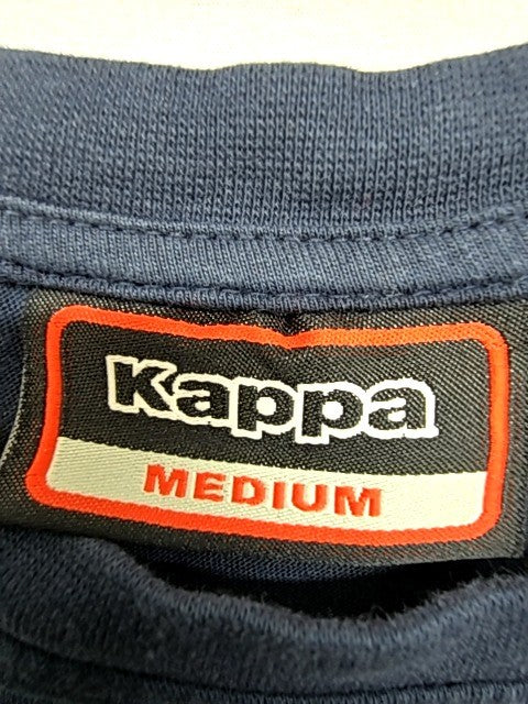 Kappa Men's Navy Short Sleeve Crewneck T-Shirt Size M 100% Cotton