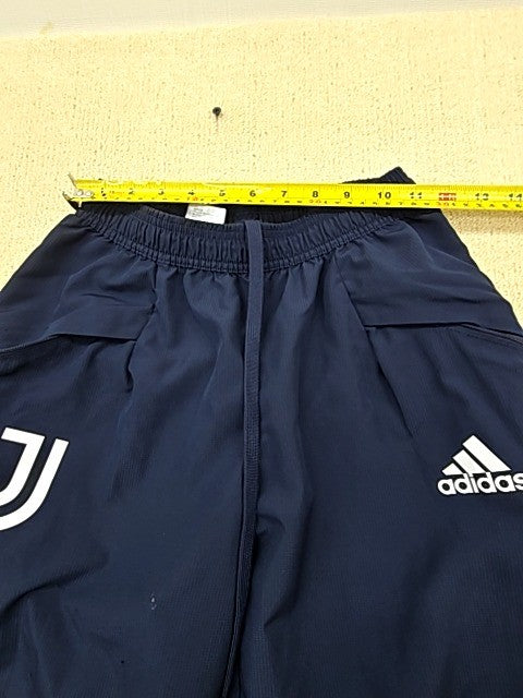 Adidas Unisex Juventus Navy Track Pants XS Drawcord Tapered