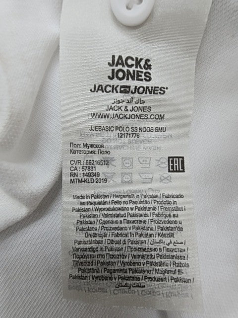 Jack & Jones Men White Polo Shirt product image 5