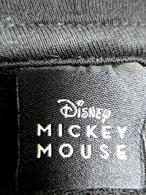 Disney Mickey Mouse Black Fleece Hoodie Size M Unisex Adult