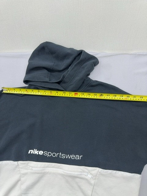Nike Men's Black/White Color Block Pullover Hoodie Size M