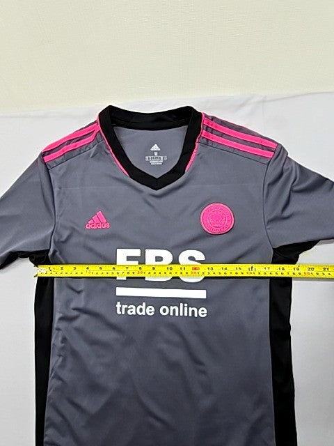 Adidas Men's M Grey Striped Player Issue Football Shirt AeroReady