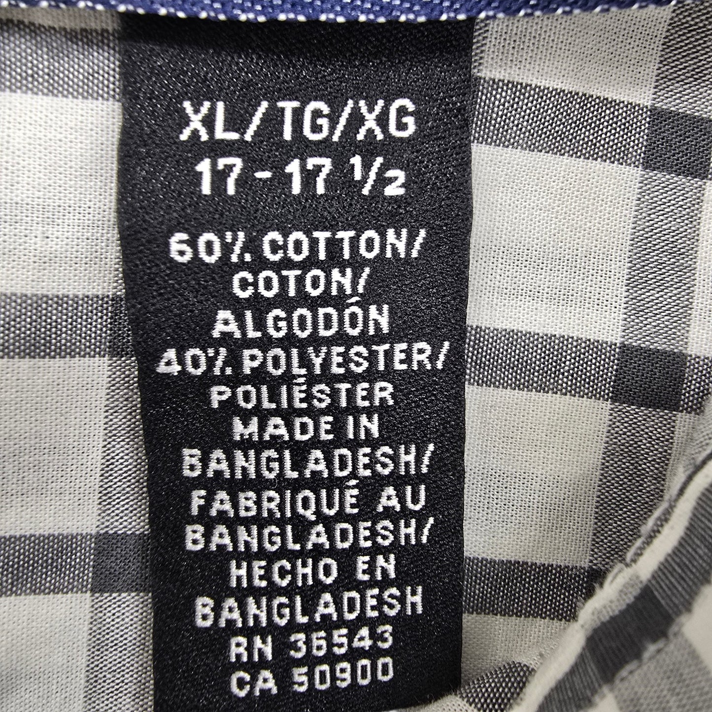Van Heusen Men Navy Shirt size XL product image 4