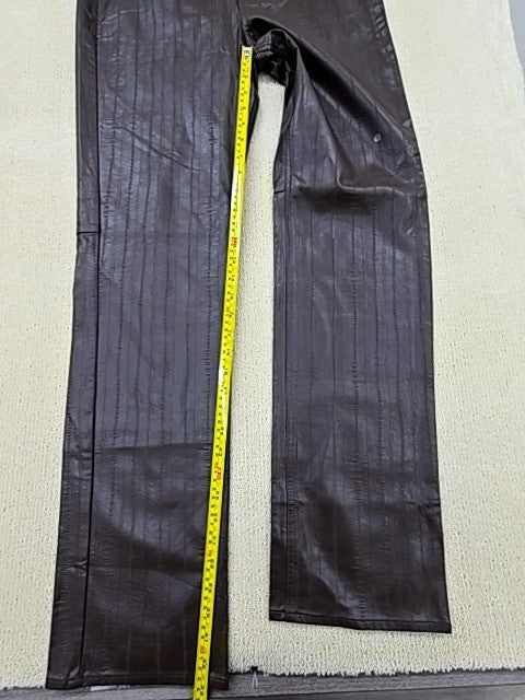 Envy Engloria Leather Pants M Slate Black Unisex Regular