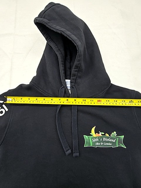 Russell Full Zip Fleece Hoodie Black L Graphic Print
