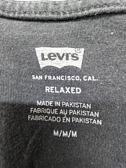 Levi's Men Black Tank Top size M product image 3
