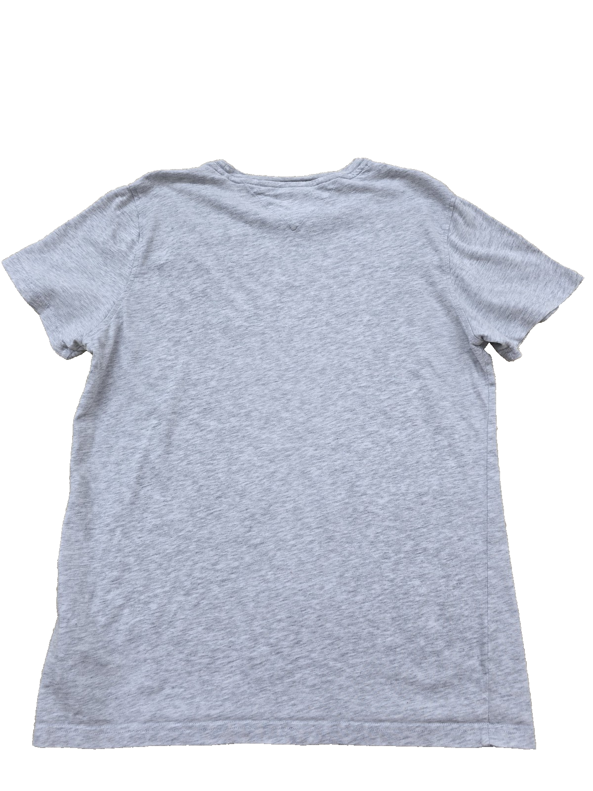 Tommy Jeans Men's M Light Grey Heather Short Sleeve Crew Neck T-Shirt Cotton
