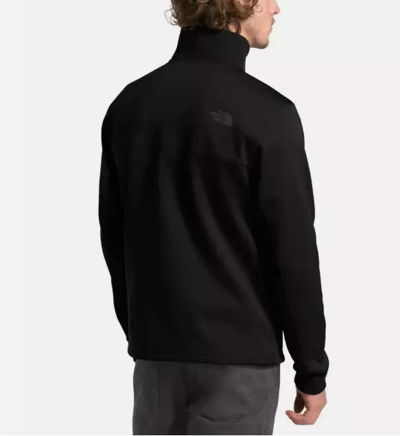 The North Face Softshell Jacket Men's Black Full Zip Windproof Size M