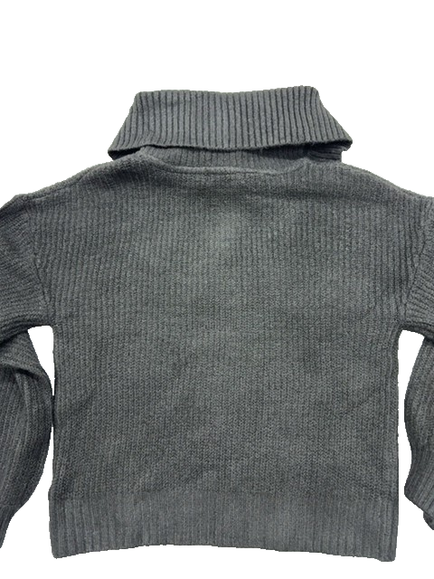 French Connection Black Turtleneck Balloon Sleeve Sweater S Women