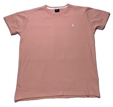 Polo Ralph Lauren Men's T-Shirt Pink 2Xl Logo Crew Neck Short Sleeve