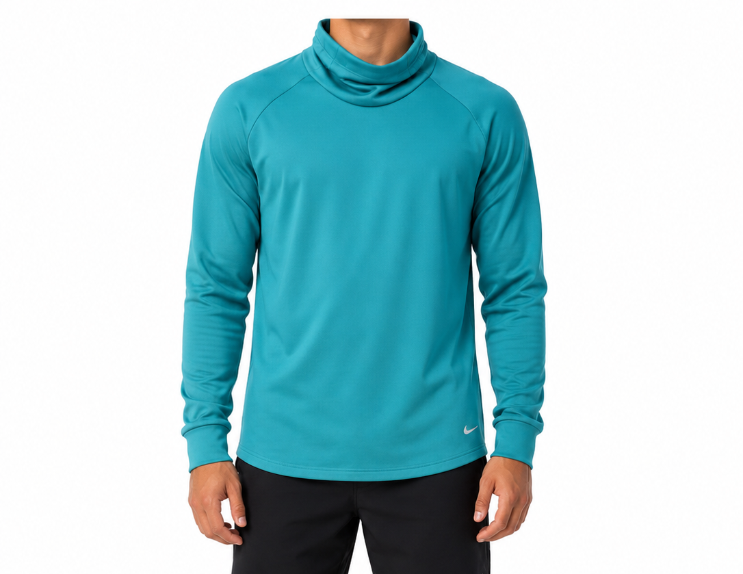 Nike Boys Teal Dry Fit Tennis Pullover Sweatshirt Size S Good Condition