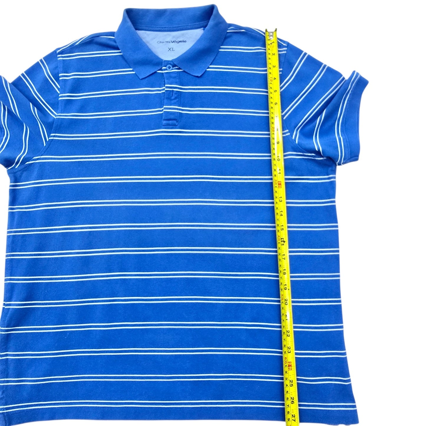 Charles Vogele Men Blue Polo Shirt size XL product image 8