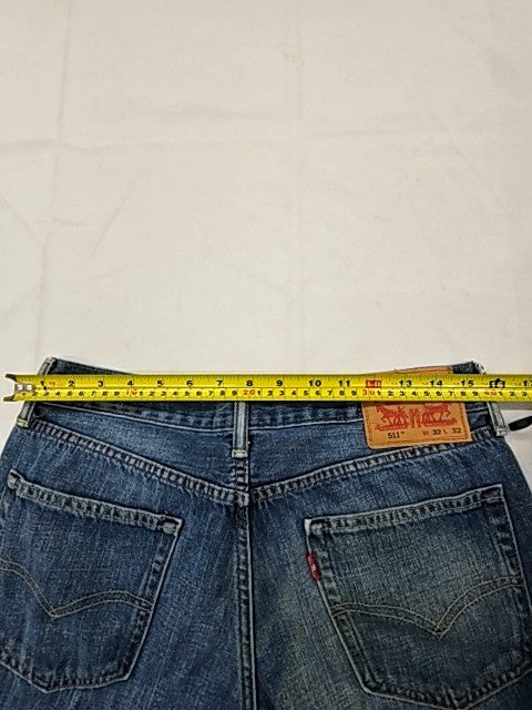 Levi's 511 Slim Fit Men's 32x32 Stretch Medium Wash Jeans