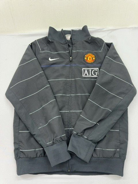 Nike Men's Gray Manchester United Track Jacket XL Vintage