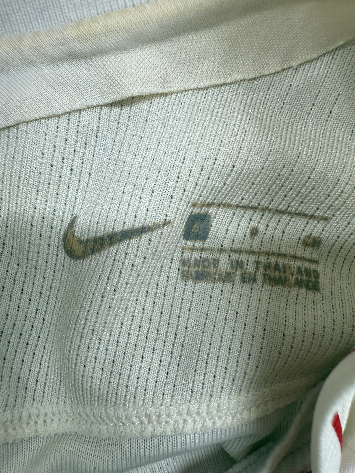 Nike England Soccer Jersey White S Dri-FIT Short Sleeve