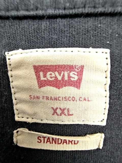 Levi's Men's Black Graphic XXL T-Shirt Cotton Loose Fit