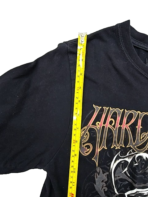 Hard Rock Cafe Unisex Black Long Sleeve T-Shirt Size S 100% Cotton
