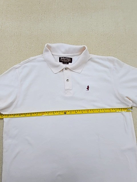 Marlboro Classics Men's White Polo Shirt XL Cotton Short Sleeve