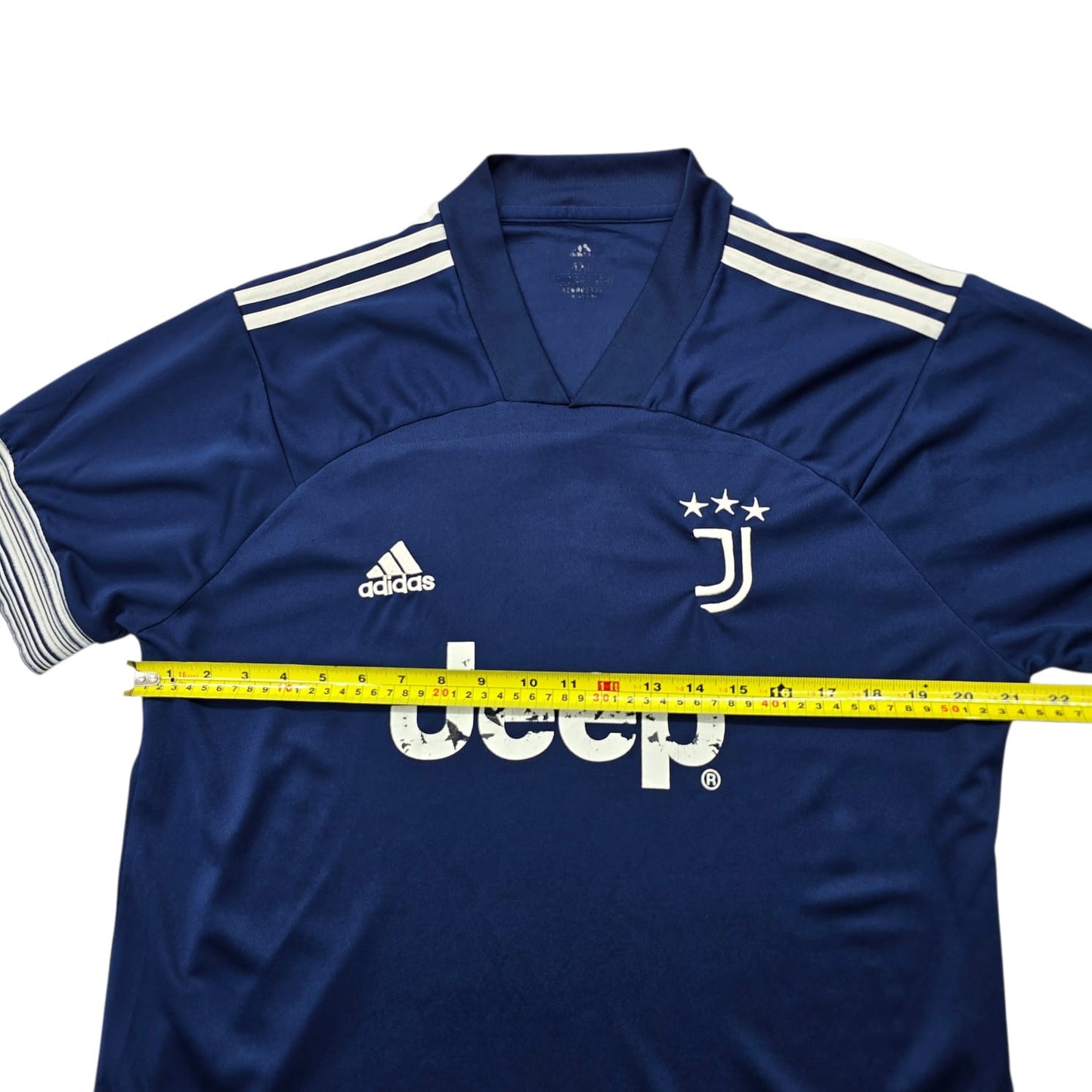 Adidas Men's Navy Juventus Away Striped Soccer Jersey M
