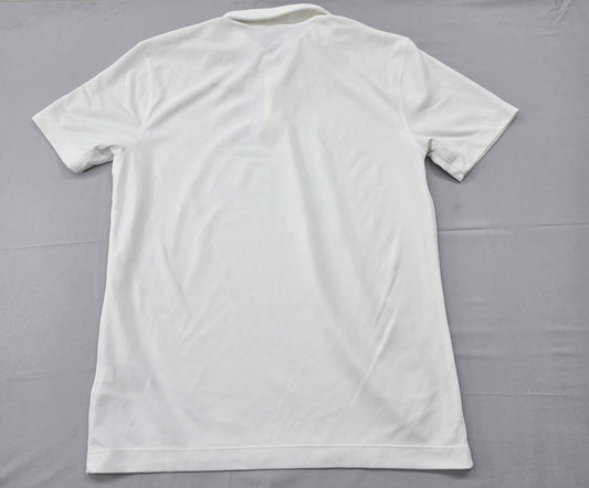 Nike Men's White Polo Shirt – Size S, Short Sleeve