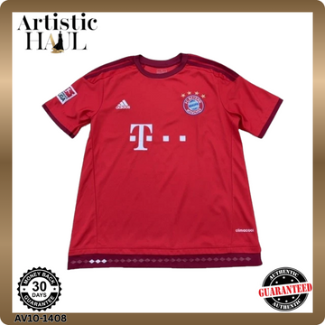 Adidas Men's Red Soccer Jersey S Short Sleeve Recycled Polyester