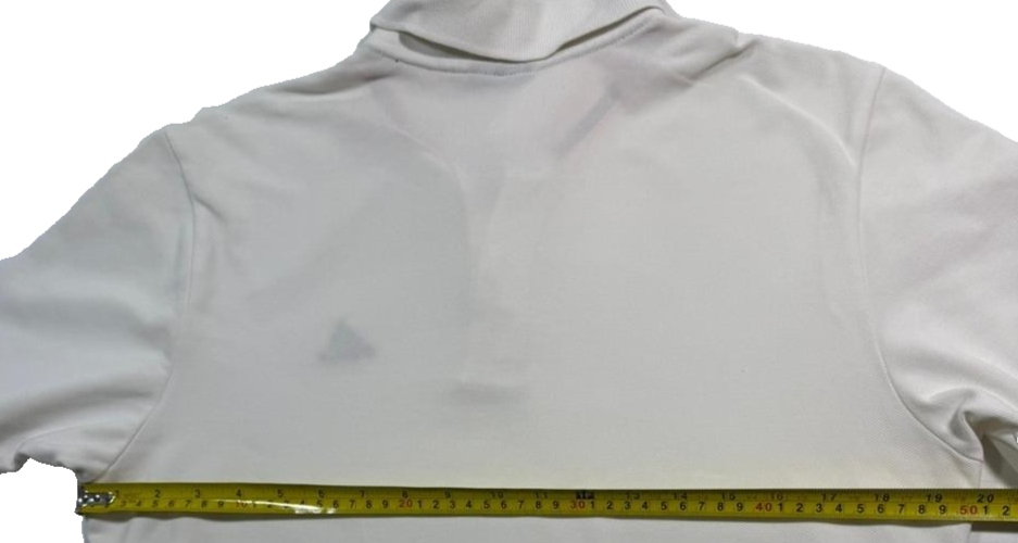 Adidas Men's White Performance Essentials Polo Shirt Size M