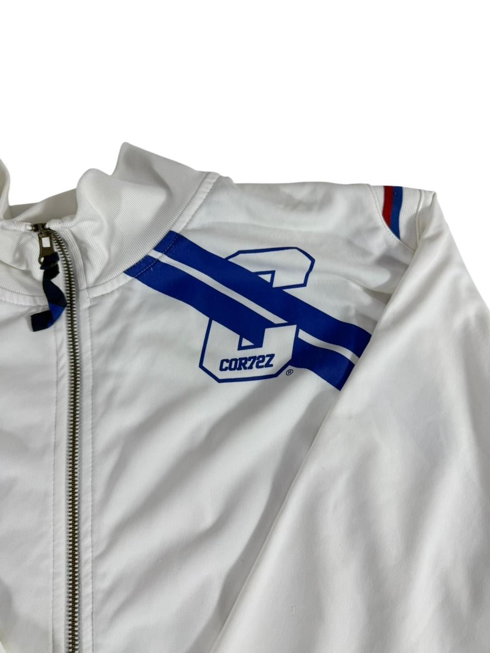 Nike White Full Zip Track Jacket Zip Up Sportswear Size XL