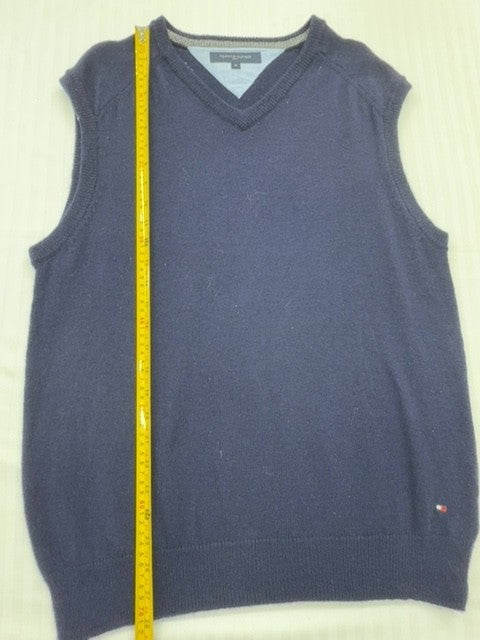 Tommy Hilfiger Men's Navy V-Neck Sweater Vest Size M