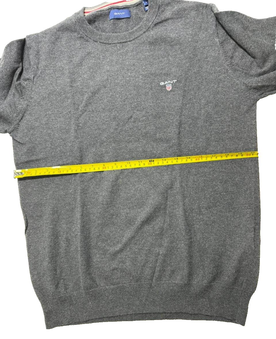 GANT Men's Super Fine Lambswool Crew Neck Sweater - Size L
