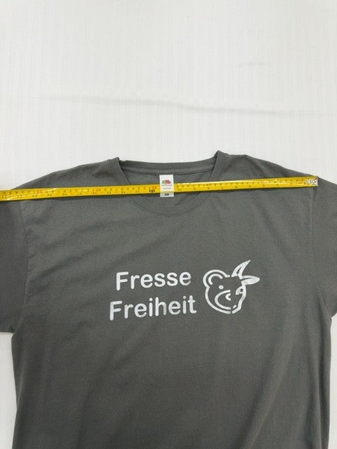 Fruit of the Loom XL Charcoal Graphic Print Crew Neck T-Shirt