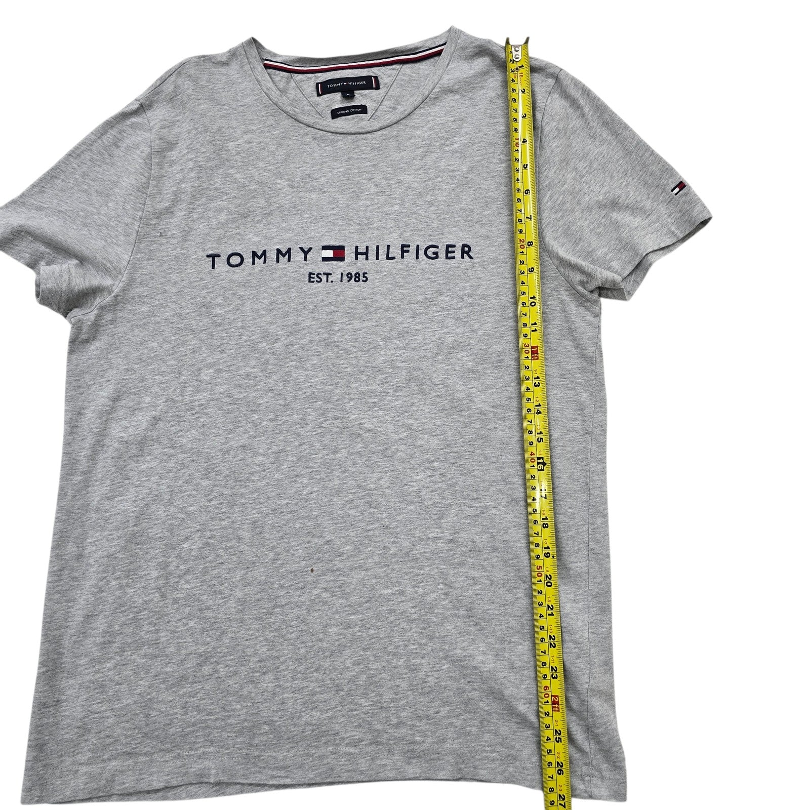 Tommy Hilfiger Men Gray T-Shirt size M product image 8