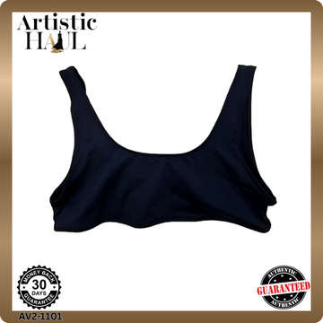 Only Women's Bikini Top Black Sports Bra Style Women's Swimwear Size XL