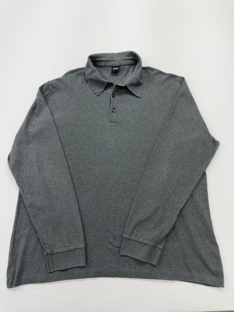 BOSS Men Gray Polo Shirt size XXXL product image 1